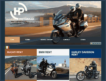 Tablet Screenshot of motorbikerentitaly.com